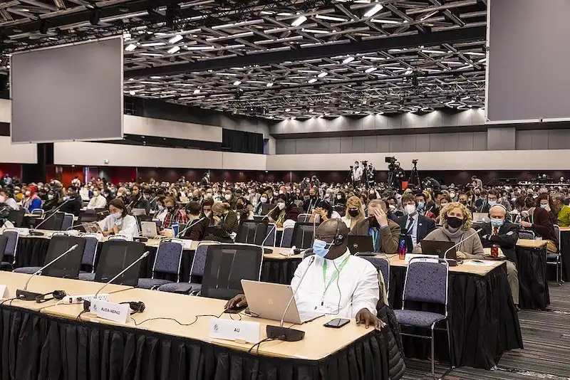 Image of the COP15 on Biological Diversity in Montreal (Canada). Credit: UN Biodiversity / Wikimedia